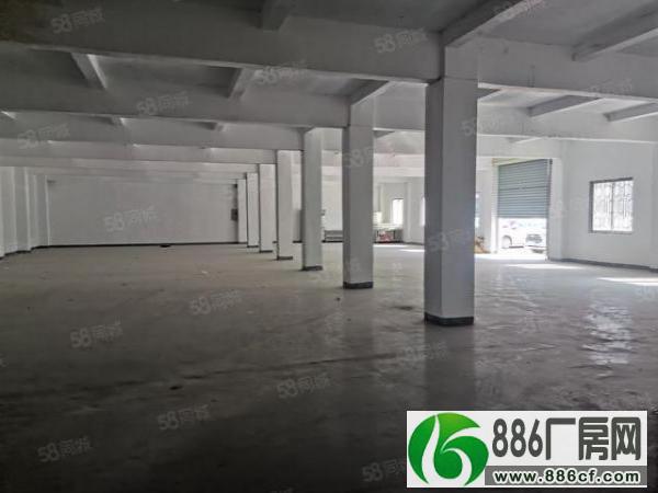 东城工业区标准一楼厂房746平，做好全新地坪漆，门口空地超大