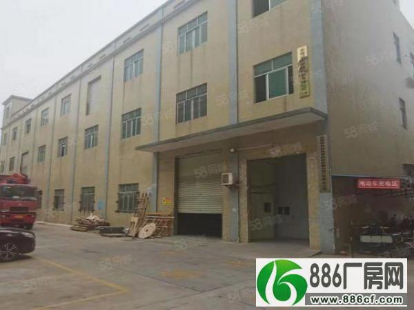 黄江镇工业聚集区工业园分租一二楼3800平方带精装修厂房出租