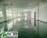 
黄江新空楼上900平现成洁净车间装修厂房出租，水电全面积实在


