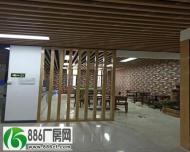 黄江新出厂房分租一二楼2000平方，形象大气，豪华办公室装修