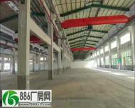 
清溪高速口单一层钢结构2900平滴水11米低价厂房出租

