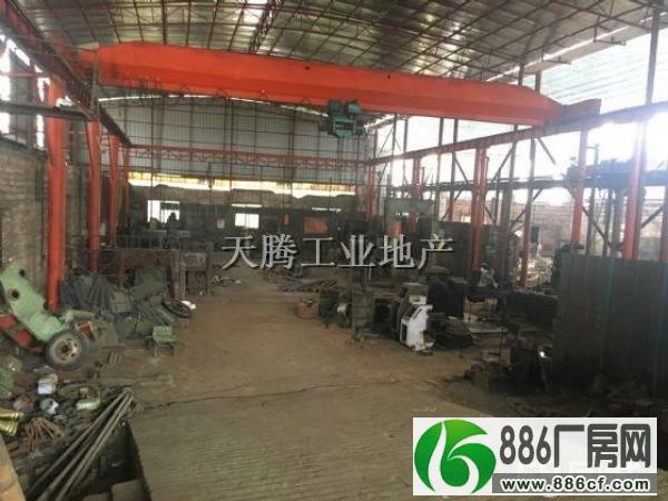 		陈村文海工业区3570方中高7米，带4台吊机厂房	