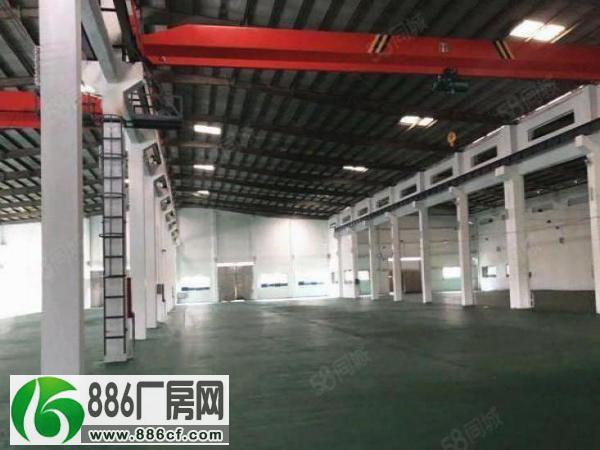 
陈村广隆工业区单一层2000带红本有行吊厂房招租可分

