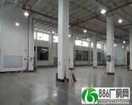 花山镇工业区标准一楼4000平米厂房低价出租高7米电630