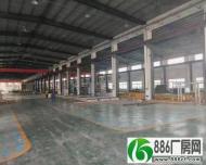 惠州博罗特殊行业原房东单一层钢构厂房面积约32680平方招租