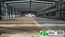 大厂区内框架结构厂房层高八米，适合各种行业生产！