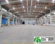 观澜钢结构厂房6800平出租层高12米带10吨行车