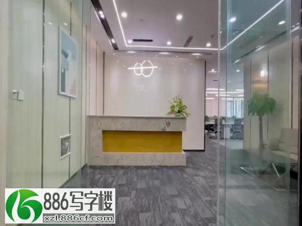 坂田五和地铁口 500平6个隔间送家私 乐荟中心办公室租赁