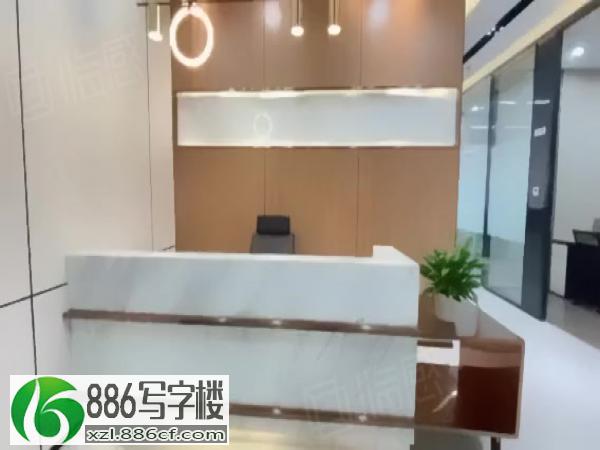 五和地铁口 坂田生态园200平4加1精装办公室出租