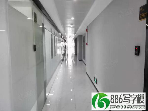（物业直租）沙井地铁口 红本写字楼 高楼层308平精装办公室