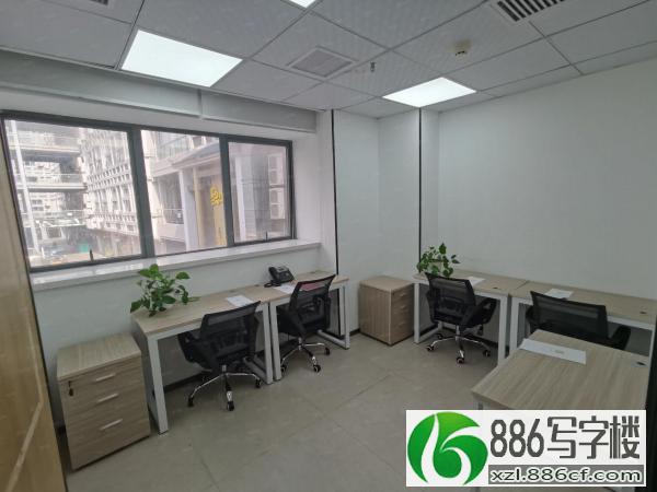 1一10人间小型办公室，华南城地铁口，广弘中心，提供租赁红本