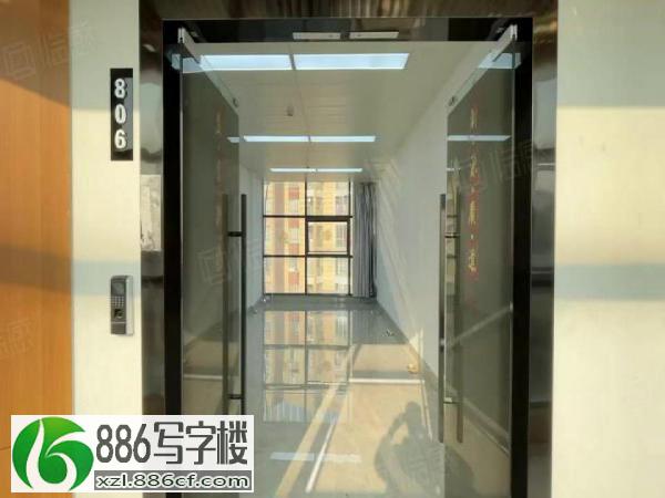 元芬龙胜地铁旁 精装大开间58平办公室带空调 汇益达科技楼