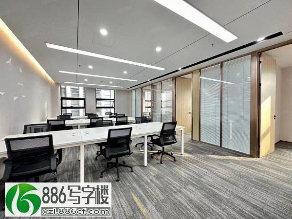 深圳北站民治地铁 精装修230平办公室带家私 交通便利好招人
