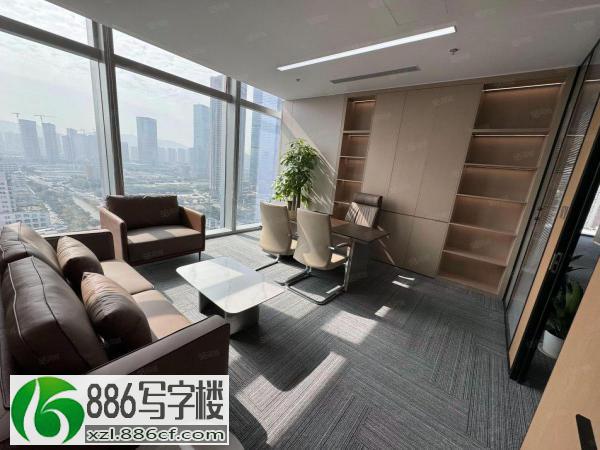 深圳北站 宝山时代大厦100平起租 精装带家私空调红本办公室
